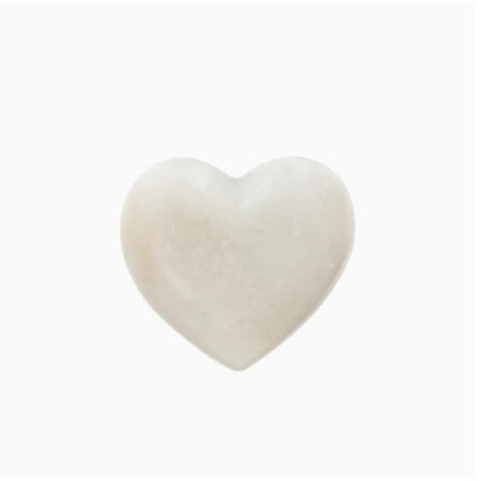 White Marble Heart, Small