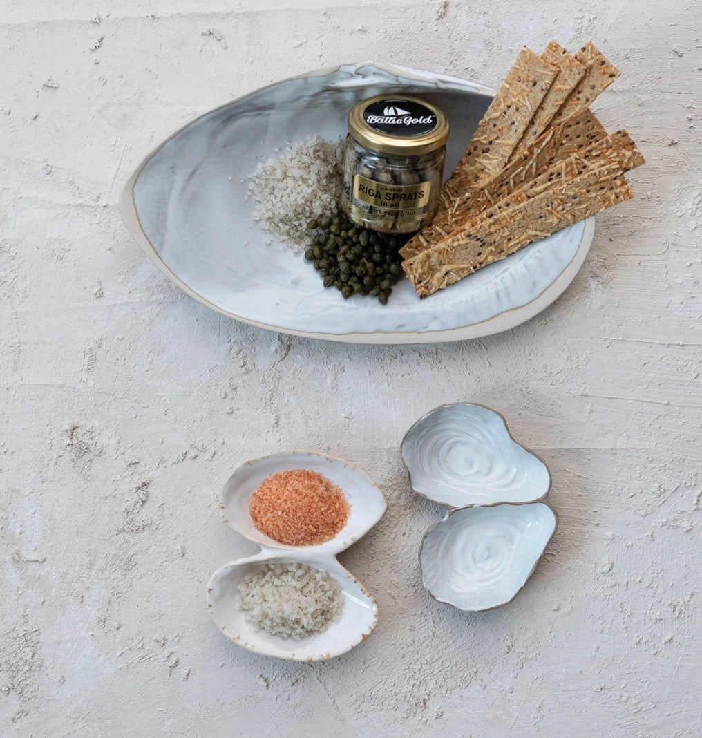 Duo Oyster Shell Dish
