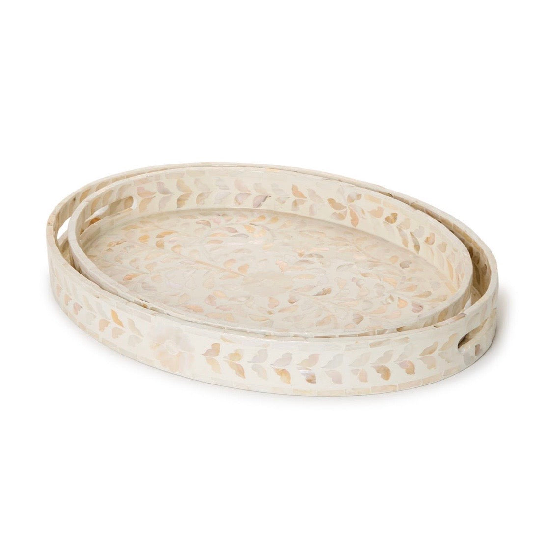 Mother of Pearl Oval Trays