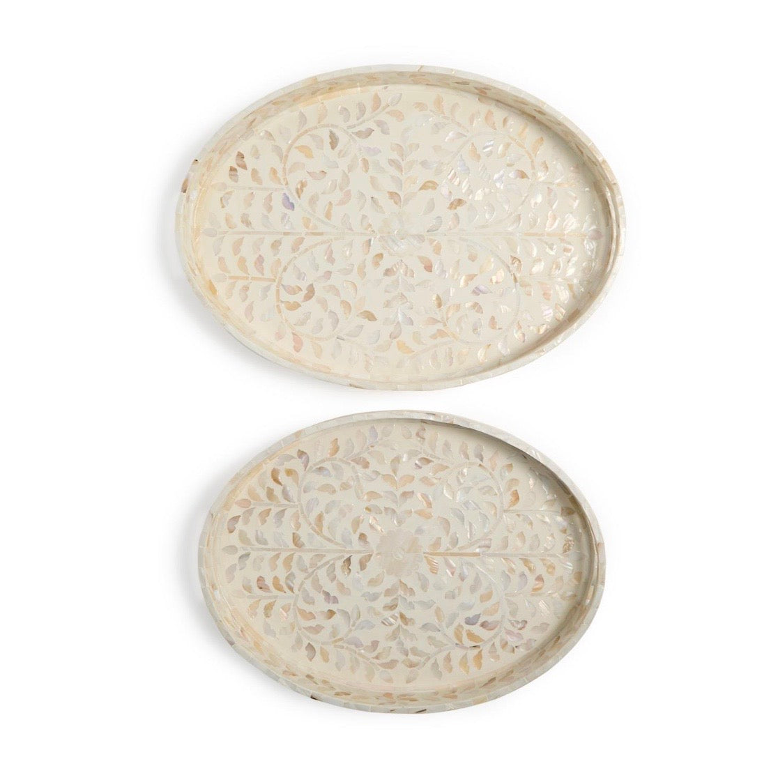 Mother of Pearl Oval Trays