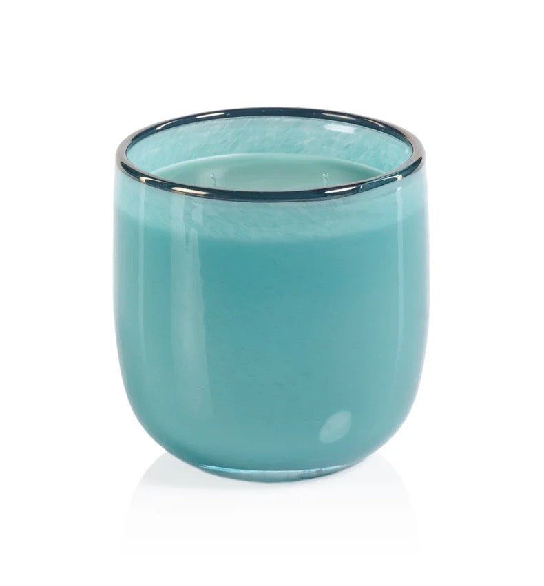 Colorful Glass Scented Candle 2 Wick