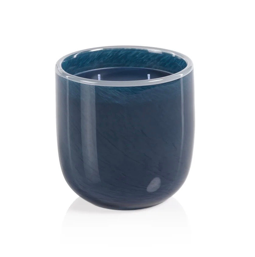 Colorful Glass Scented Candle 2 Wick