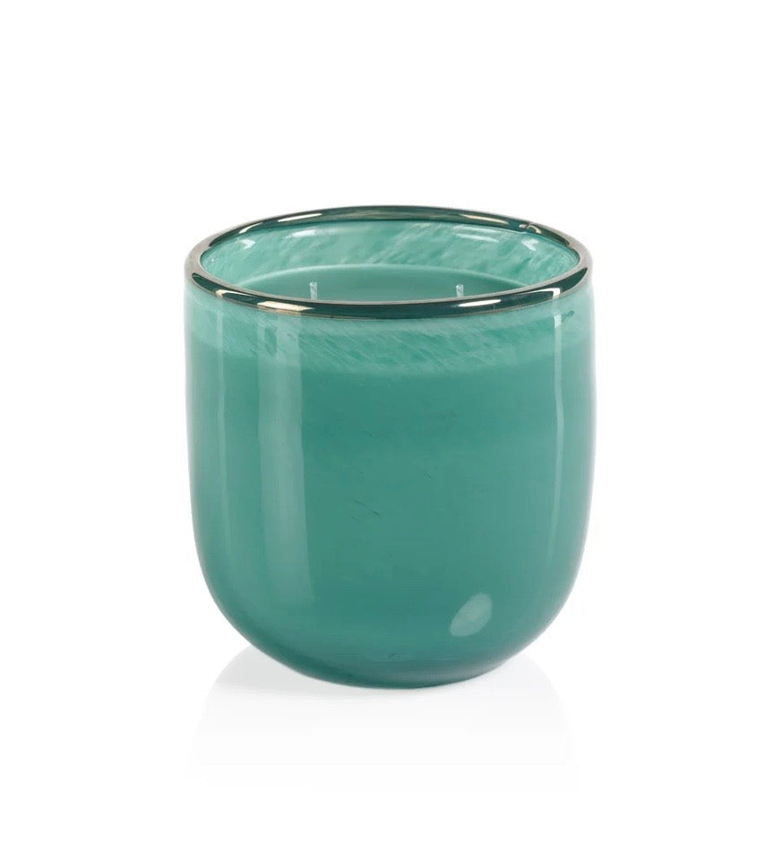 Colorful Glass Scented Candle 2 Wick