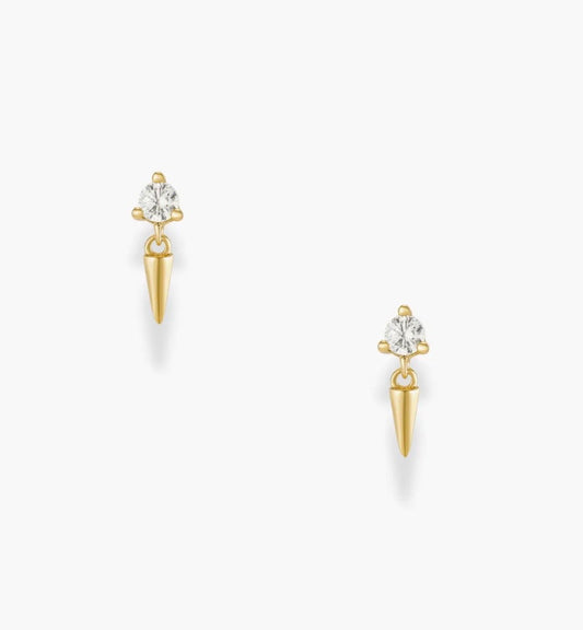 Henley Studs White Topaz