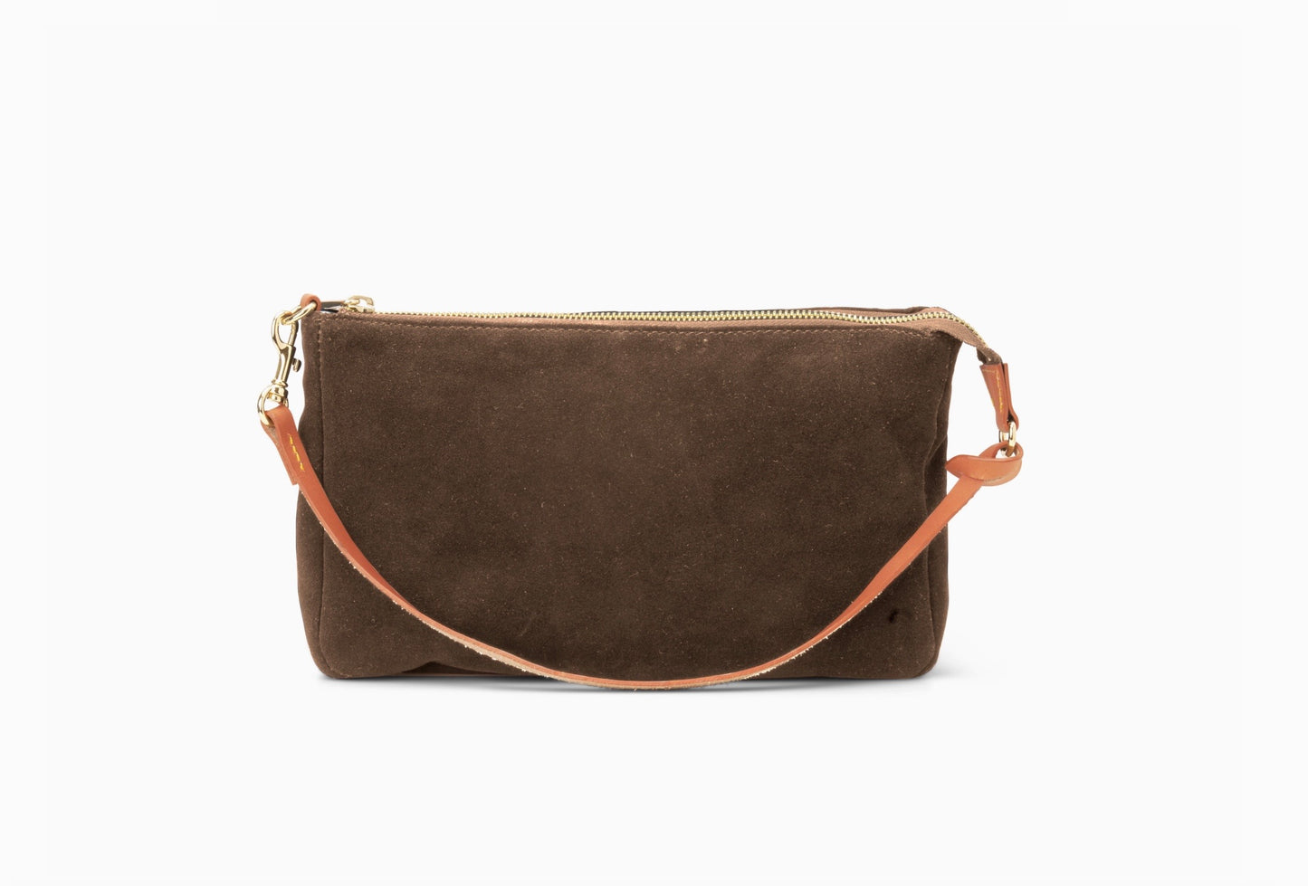 Suede Shoulder Bag - Praline