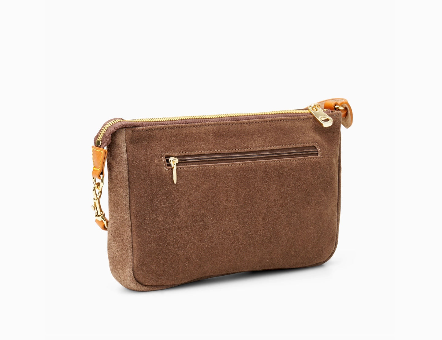 Suede Shoulder Bag - Praline