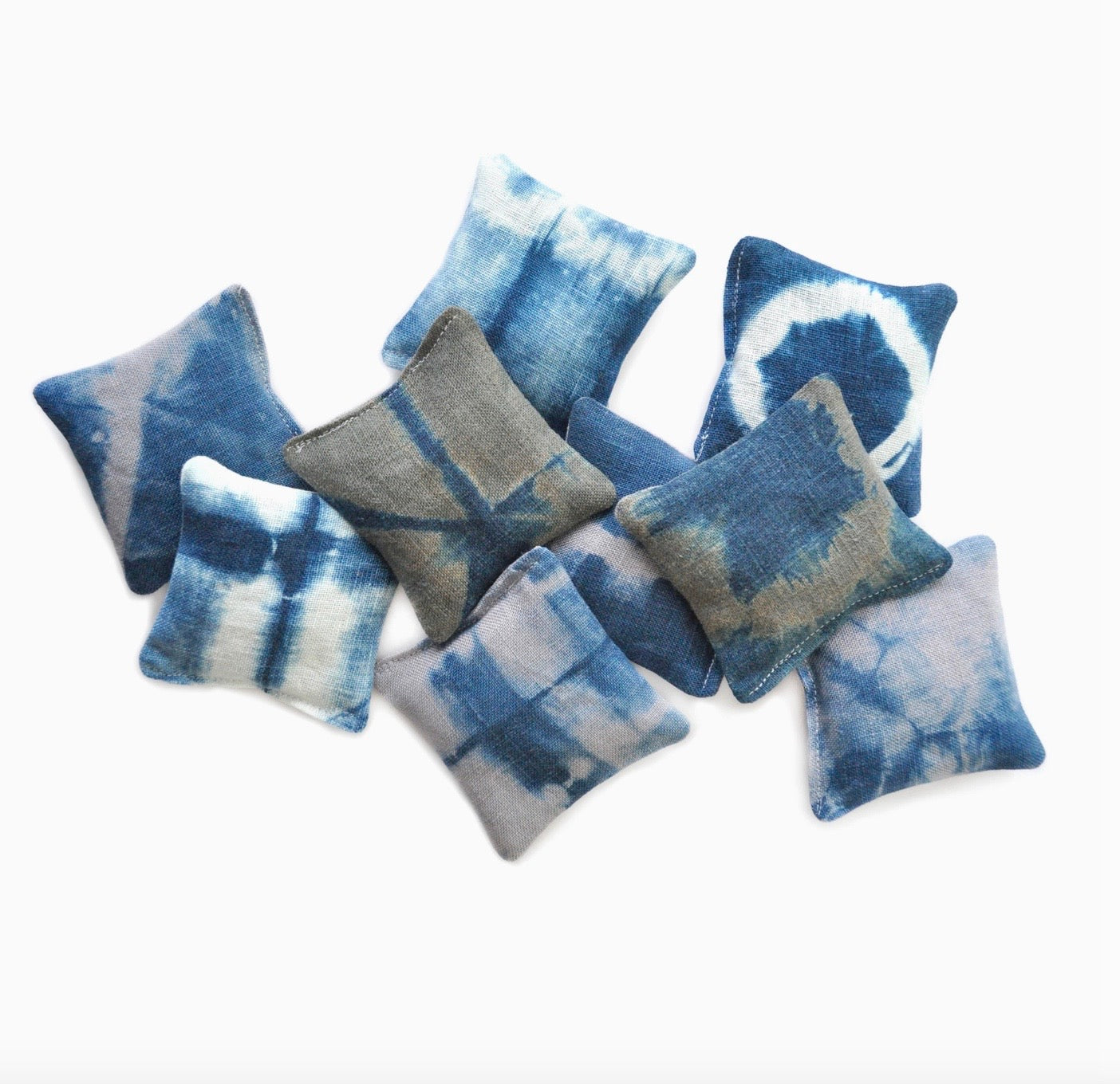 Shibori Indigo Lavender Sachet