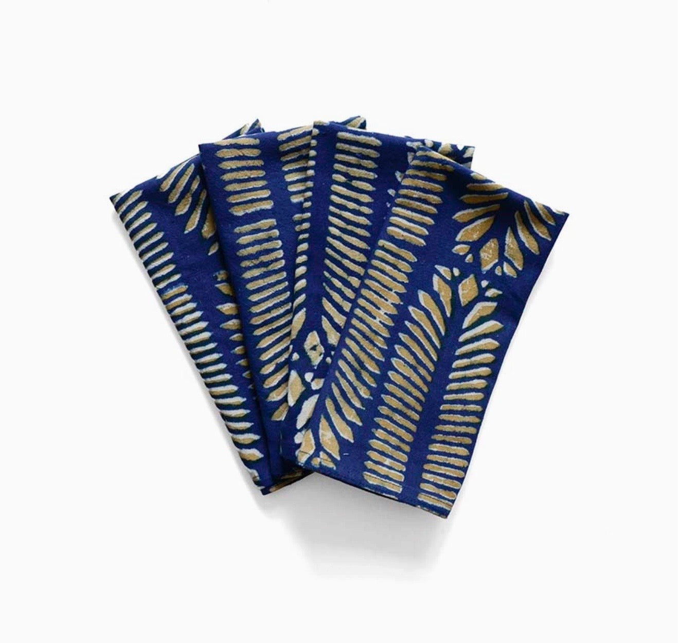 Organic Cotton Block Print Napkins