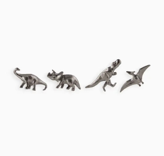 Dinosaur Magnets Pewter