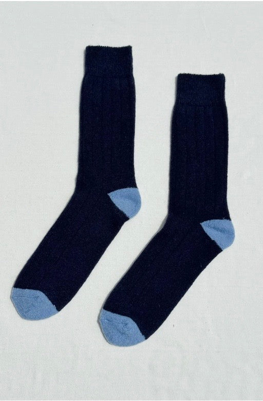 Cashmere Wool Socks, Extra Long, Le Bon Shoppe