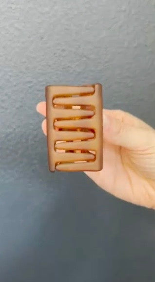 Ice Matte Kylie Hair Clip, Various Color Options 2"