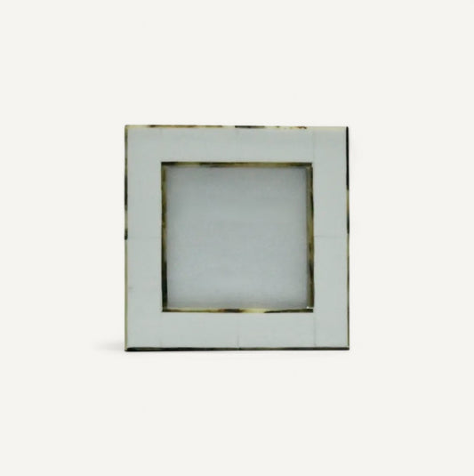 Horn and White Border Frame