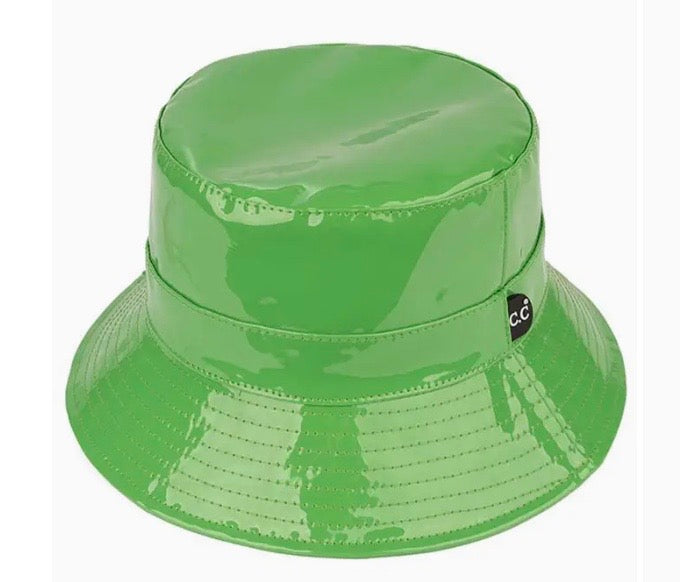Rain Hat Bucket Style Shiny