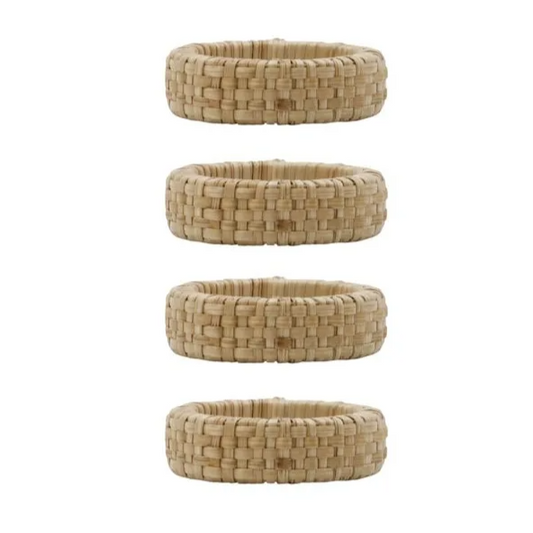 Rattan Napkin Rings - thin style