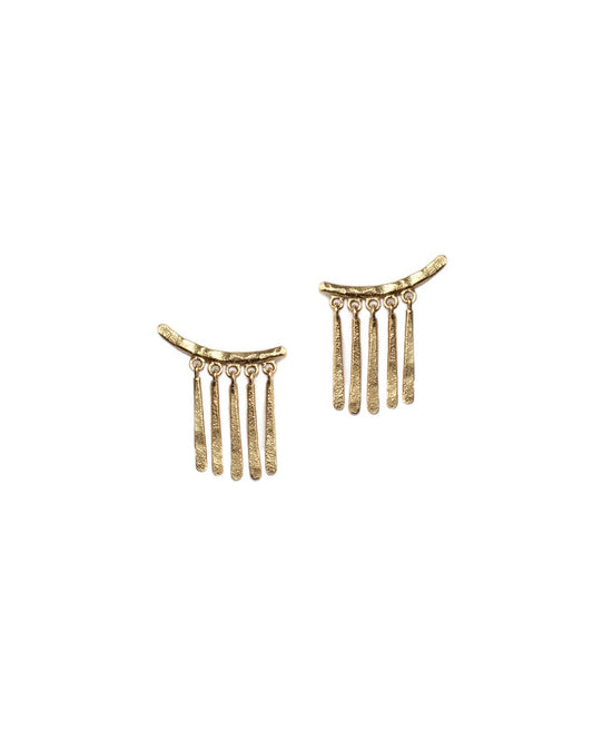 Ciao Earring, Gold Small Shimmer