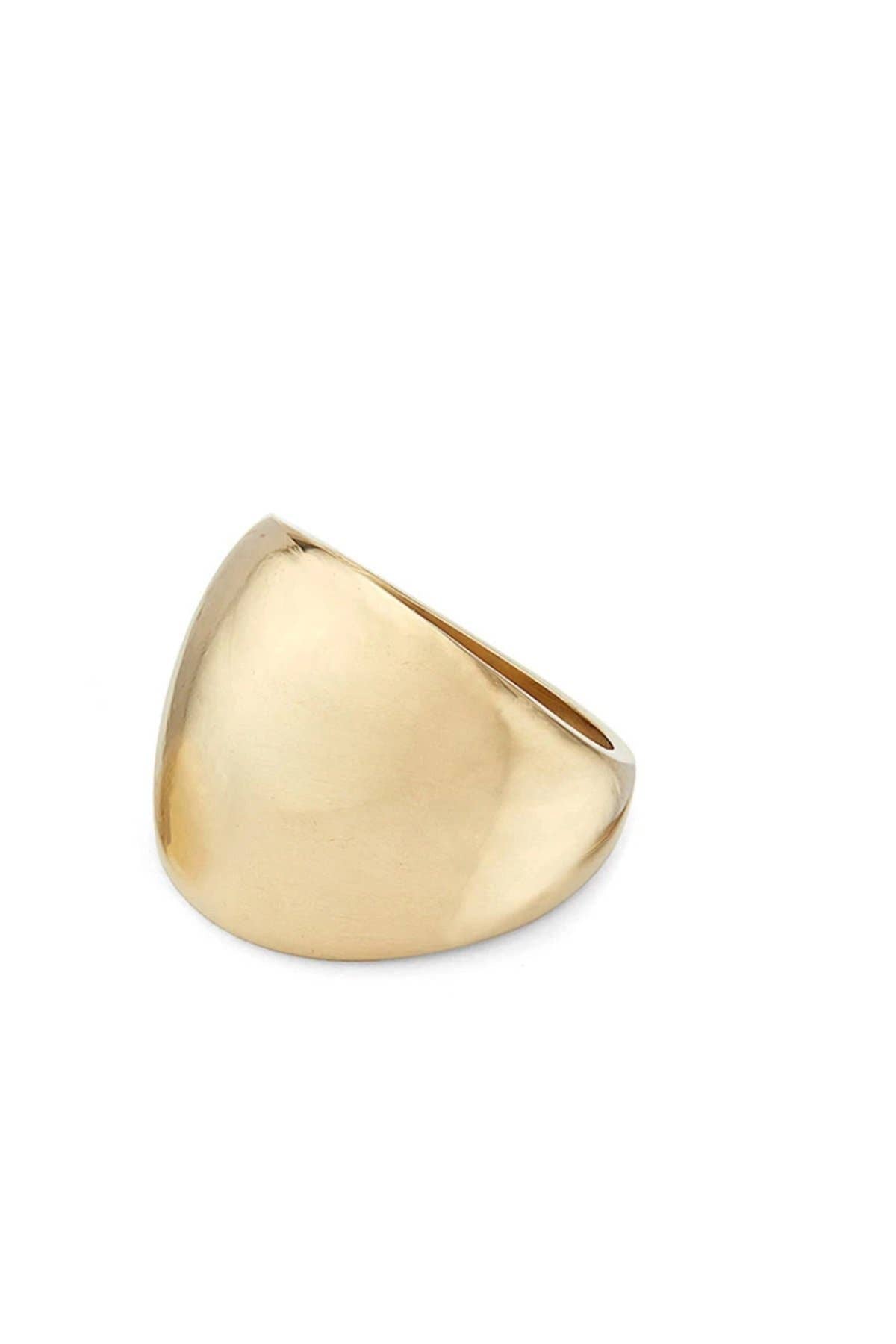 Brass Dome Ring, 100% Recycled Brass, Made by an Artisan's Collective Africa