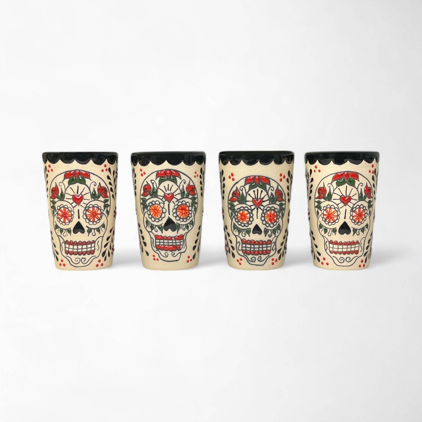 Tequila Shot Glasses, Hand Made in Mexico