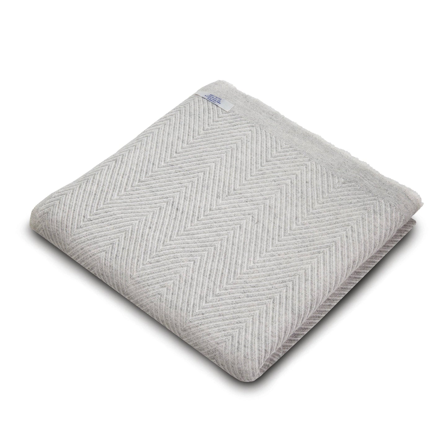 Cashmere Blanket, Thick Herringbone Design 112" x 60"